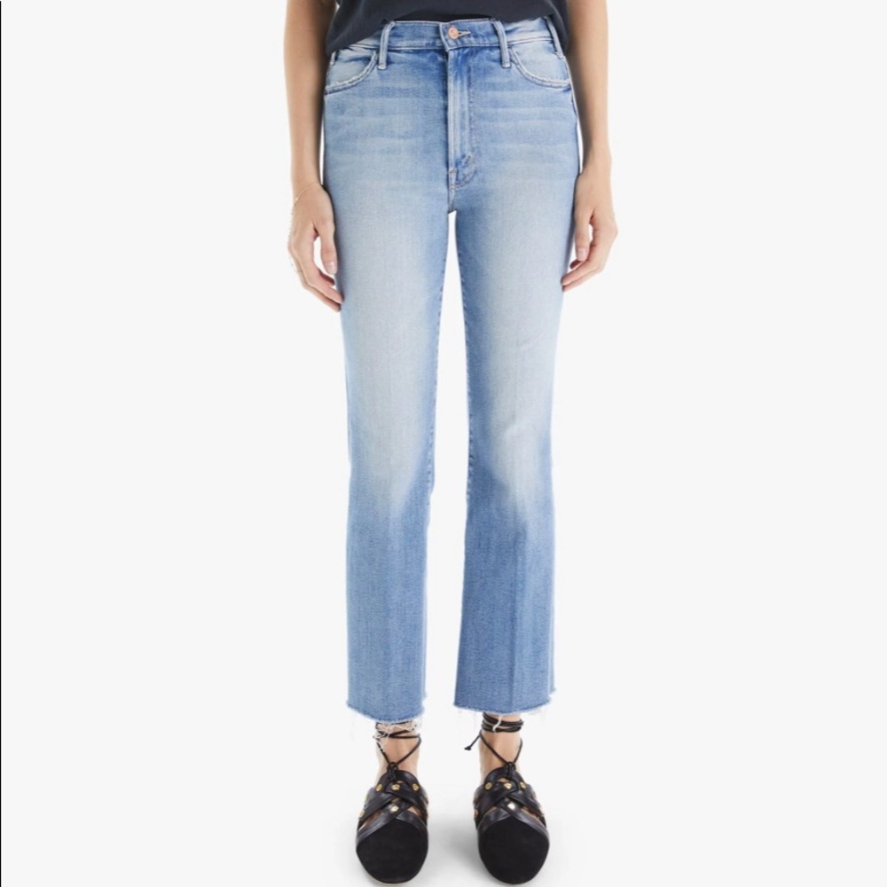 NWT MOTHER JEANS THE HUSTLE ANKLE FRAY